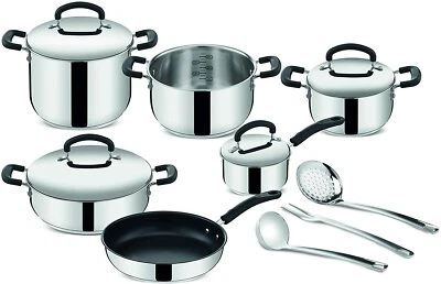 Lagostina Pratica Batteria di pentole set 13 pz inox induzione mestolo - Rotex - Immagine 1 di 4