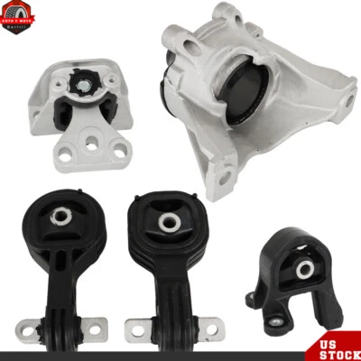Engine Motor & Trans Mount 5PCS Set For 2007-2011 Honda CR-V 2.4L 4WD Auto Trans - Image 1 of 4