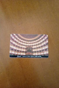 SCHEDA OMAGGIO G. OP90 NAPOLI-TEATRO SAN CARLO MAGNETICA CON CODICI REGOLARI - Foto 1 di 2