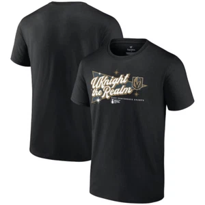 Uomo Fanatici Black Vegas Golden Knights 2023 Western Conference Champions Taglia S - Foto 1 di 4