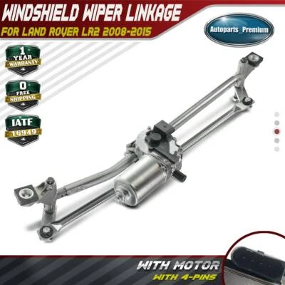 Front Windshield Wiper Linkage with Motor for Land Rover LR2 2008-2015 LR002253 - Image 1 of 4