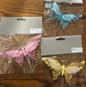 DARICE BUTTERFLIES , Assorted- 7 PACKS - Picture 1 of 8
