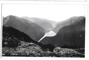 Postal de Ketchikan, AK Alaska 1915 RPPC, escena de la bahía de Rudyerd - Imagen 1 de 2