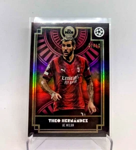 SOCCER 2023 "THEO HERNANDEZ" Black Refractor 01/10 UEFA Champions Topps SSP - Bild 1 von 2