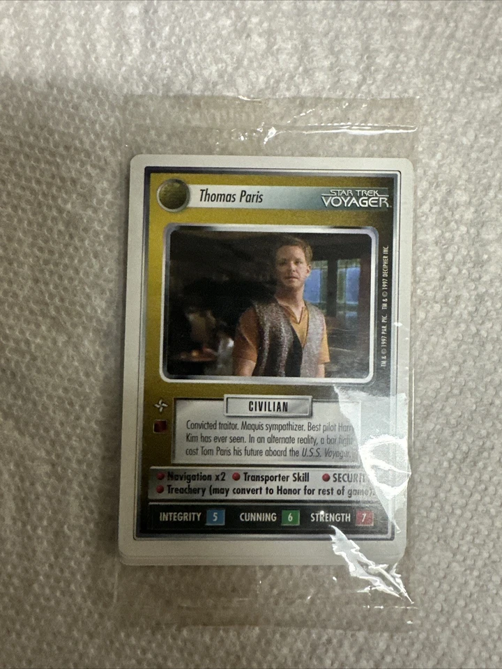 Star Trek CCG First Anthology 6-Card Exclusive Insert Factory Sealed (A) - Image 1 of 2