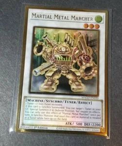 Martial Metal Marcher MAGO-EN030 Gold Rare 1st Edition Yu-Gi-Oh Maximum Gold - Picture 1 of 2