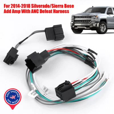 Kit adaptador amplificador adicional para Silverado/Sierra Bose con arnés ANC Defeat 2014-2018. Foto 1 de 4