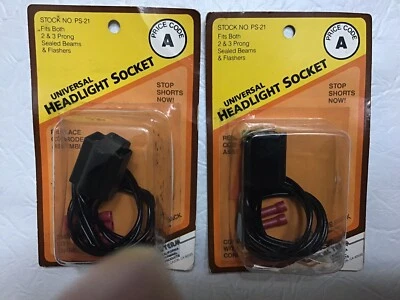 2 & 3 Wire Universal Head Light and Flasher Socket PS-21 ( Lot of 2 ) - Image 1 of 4