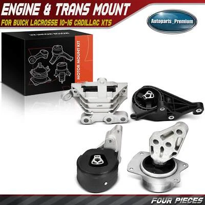 4x Engine Motor & Transmission Mount for Buick LaCrosse 10-16 Cadillac XTS 13-19 - Image 1 of 4