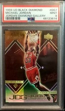 1999-00 Upper Deck Black Diamond Jordan Diamond Gallery #DG7 PSA 9 MJ GOAT 