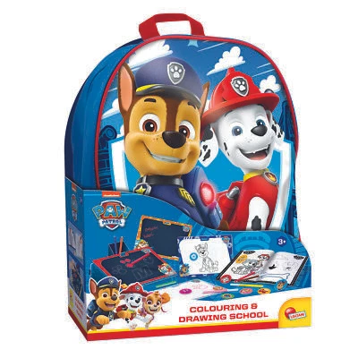 Lisciani 103324 - Paw Patrol Mal And Zeichenset-Rucksack Coloring Book Draw - Image 1 of 4