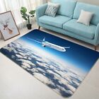 3D Airplane Cloud Na10707 Transport Game Rug Mat Elegant Photo Carpet Mat Fay