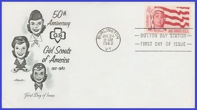 USA5 #1199 U/A ARTMASTER FDC   Girl Scouts - Image 1 of 1