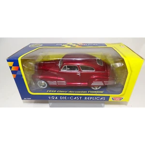 1948 Chevy Aerosedan Fleetline MotorMax Die Cast Replicas 1:24 Scale Diecast - Picture 1 of 11