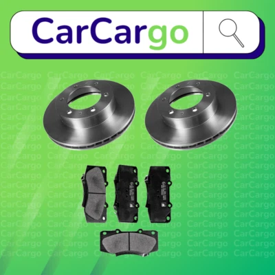 Discos y pastillas de freno delanteros para Toyota Hilux 2,5/3,0 diésel 2004-2016 297 mm Foto 1 de 3