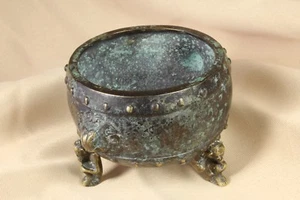 Replica / reproduction Chinese censer with monkey legs. SXX. Incensario chino - Imagen 1 de 12