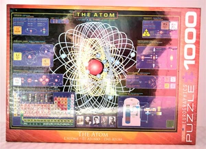 Eurographics Chemie Puzzle THE ATOM 1000 Stck. Wissenschaft VERSIEGELT Neu Neu im Karton - Bild 1 von 4
