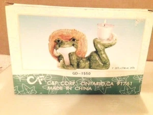 Ceramic Frog Candle Holder, Free Shipping - Bild 1 von 5