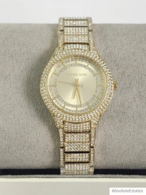 NEW Michael Kors Camille Mid Special Edition Glitz Gold Watch MKO1020 NWOT Box - Image 1 of 2