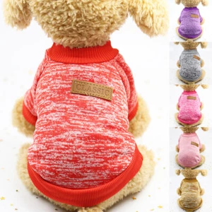 Unisex Haustier warmes Sweatshirt Pullover Hundekleidung Jacke Katzenmantel lässig weich - Bild 1 von 15