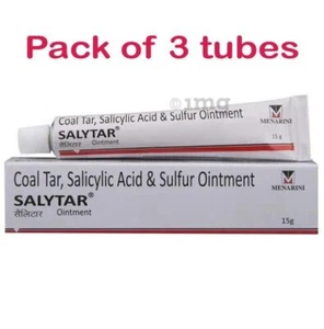 3 x Coal Tar & Salicylic Acid, Sulfur Ointment (3 x 15gm) for Skin Care - Picture 1 of 5