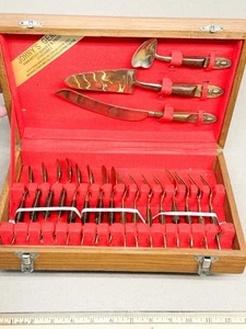MCM 1960er Vintage Johny’s Gems Thailand 19 Stück Löffel Gabeln Besteck Set - Bild 1 von 10