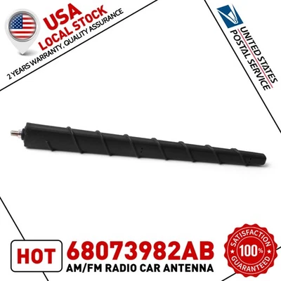 Nueva antena receptora de señal negra para Fiat 500 2012-2017 1,4 L L4 68073982AB Foto 1 de 4
