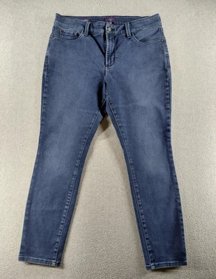 NYDJ Women's Jeans Size 14P Alina Legging Lift Tuck Stretch High Rise 28" Denim - Image 1 of 4