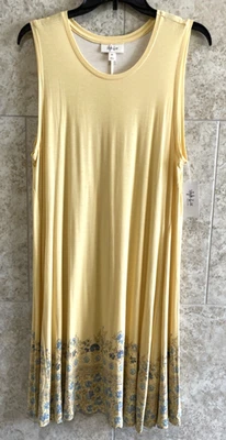 Style & Co Petite Yellow Flip Flop Dress Size PXL New - Image 1 of 4