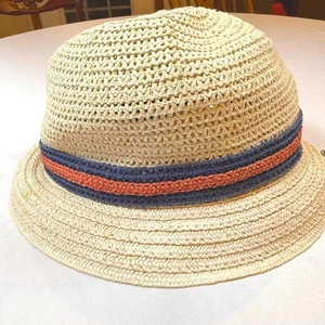 Vintage F.R. Tripler Sun Bucket Hat Made in Italy One Size - Picture 1 of 5