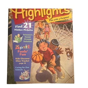 Highlights April 2007 Magazine Vol 62 Number 4 Issue 666 - Imagen 1 de 3
