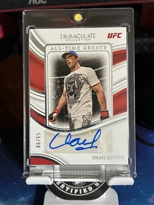 Chael Sonnen /99 AUTO 2023 Panini Immaculate Collection UFC - All-Time Greats - Image 1 of 2
