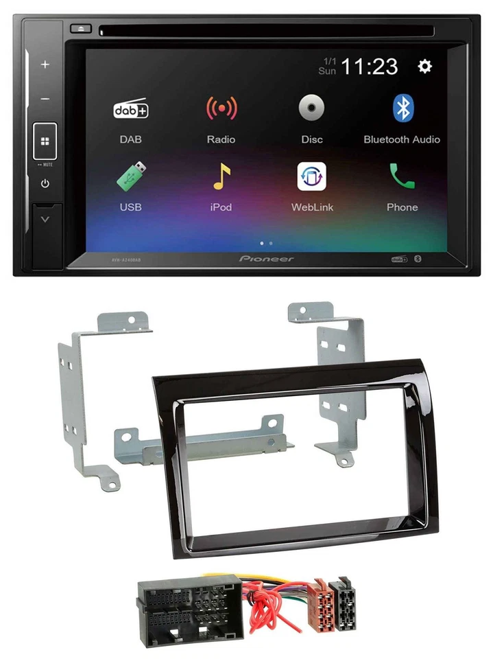 Pioneer Bluetooth MP3 USB 2DIN DAB DVD Autoradio für Fiat Ducato Peugeot Boxer C - Bild 1 von 4