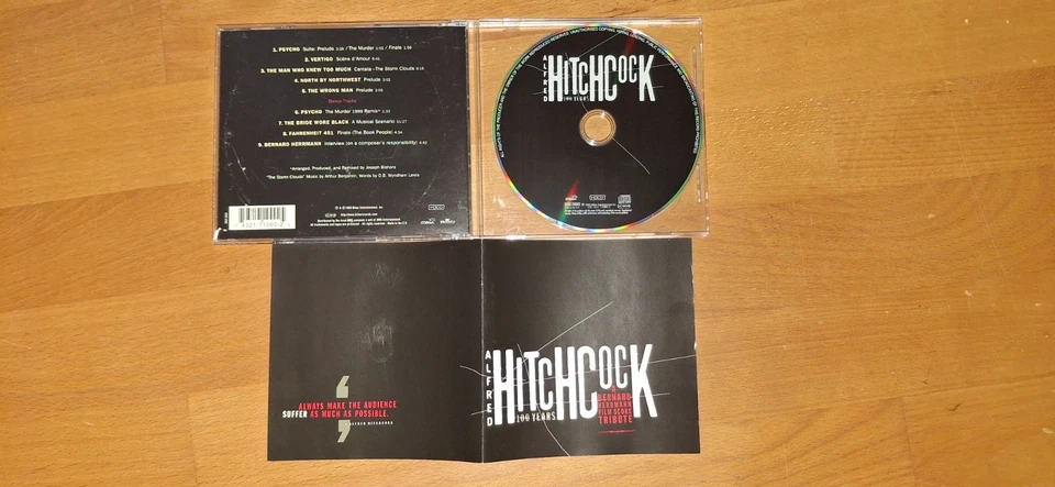 HDCD Bernard Herrmann (Composer) Hitchcock 100 Years MILAN 1999  dig. remastered - Bild 1 von 1