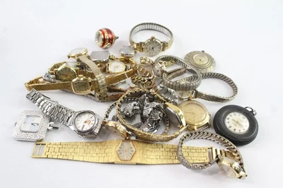 Vintage Mechanical Ladies Watches Job Lot UNTESTED  - Image 1 of 4