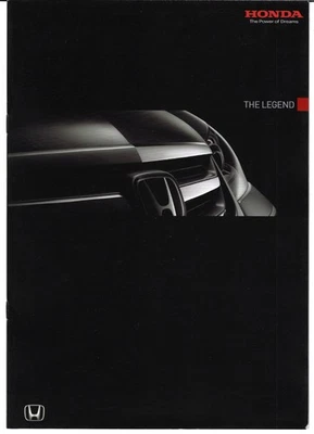 Honda Legend 3.5i VTEC V6 EX Specifications 2008-2009 UK Market Brochure - Image 1 of 2
