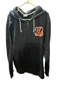 Cincinnati Bengals Sudadera con Capucha Cremallera Completa Gris Talla XXL - Imagen 1 de 4