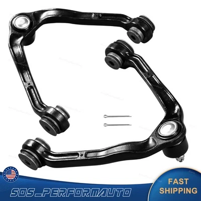 Pair Front Upper Control Arms Fit for 99-14 Chevy Silverado GMC Sierra 1500 - Image 1 of 4