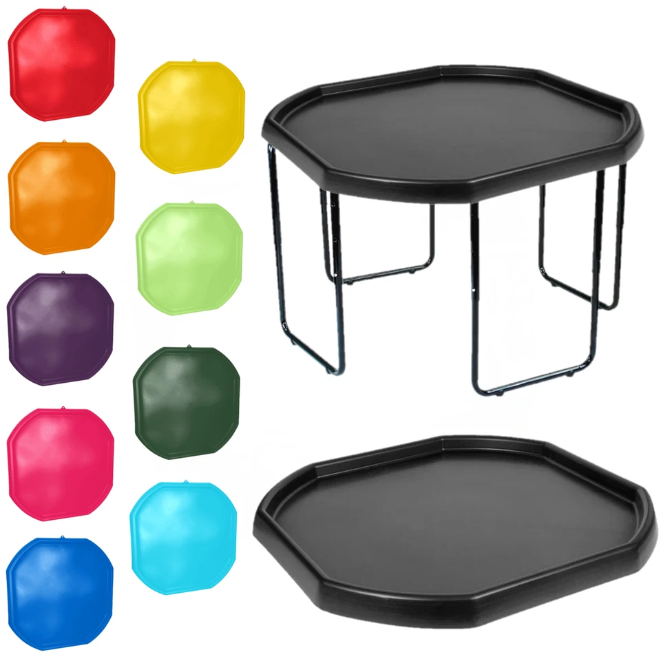 Large 100cm Plastic Tuff Tray Stand Colour Cement Messy Play Mixing Kid Children - Image 1 of 4