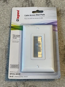 Legrand On-Q Cable White Access Strap w/ Wall Plate WP1014WHV1 - One - New - Picture 1 of 5