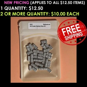HO Scale Parcels Assortment White Metal Castings Variety Multi Pack Crates Drums - Picture 1 of 3