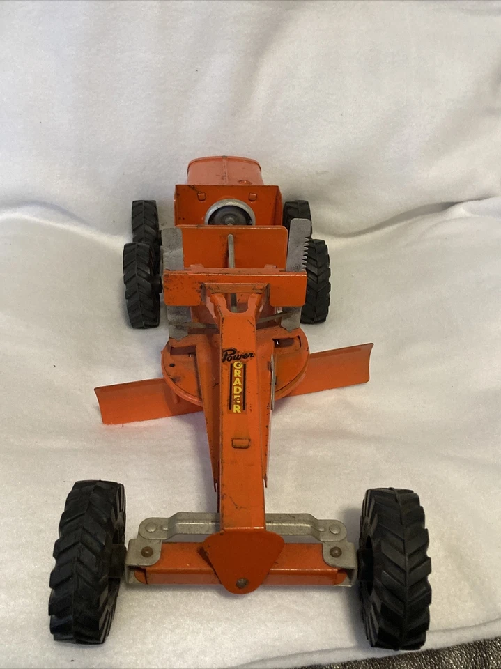 WYANDOTTE 1950’S ROAD POWER GRADER ACERO PRENSADO JUGUETE NEUMÁTICOS DE GOMA Foto 1 de 4