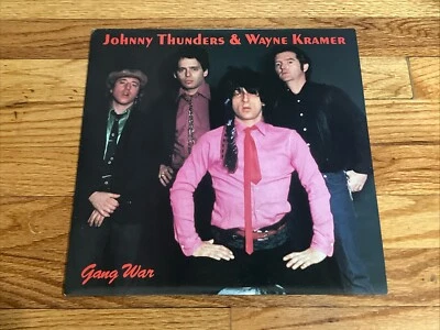 JOHNNY THUNDERS & WAYNE KRAMER Gang War 1990 original LP ML 152 Foto 1 de 2