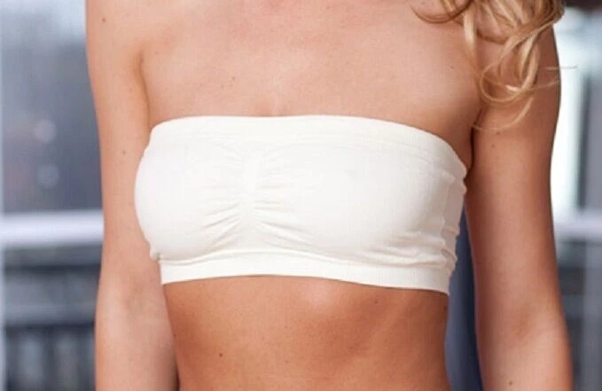 Sujetador bandeau sin tirantes blanco Coobie 267324 para mujer talla única Foto 1 de 2