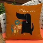 Decor Dog Pillow Cases Car Cartoon 18'' Sofa Cushion Coverhome Linen Cotton
