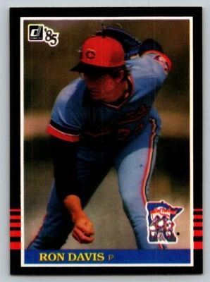1985 DONRUSS RON DAVIS MINNESOTA TWINS #120 - Image 1 of 2