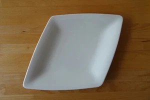 Bauscher Porzellan Raffinesse Platte Teller flach Raute 21 cm Duracream 2. Wahl - Bild 1 von 6