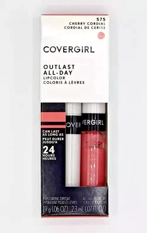 NEW CoverGirl Outlast 24 Hr All-Day Lipcolor -575 Cherry Cordial - Image 1 of 1