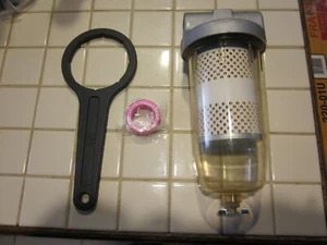 496 Fuel Tank Filter Assembly with Wrench Replacement for Gasoline Diesel Water - Picture 1 of 7