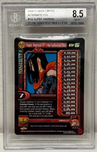 1x DBGT TCG SUPER ANDROID 17 INDESTRUCTIBLE LV5 ALT FOIL ULTRA RARE LIMITED BGS - Picture 1 of 1